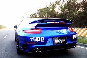 Porsche 911 Turbo S z wydechem Η iPE [wideo]