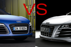 Audi R8 V10 plus VS R8 GT