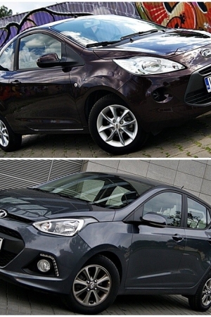 Ford Ka  1.2 Trend vs Hyundai i10 Premium 1.0 MPI - porównanie  maluszków