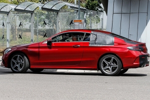 Mercedes-Benz C Coupe przyłapany [zdjęcia]