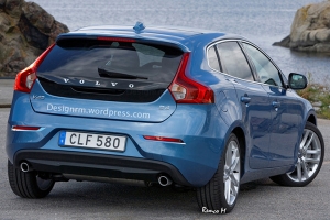 Nowe Volvo V40 w Genewie [rendering]