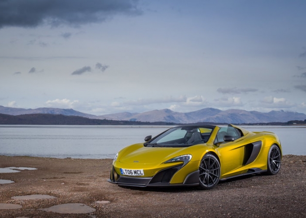 McLaren 675LT Spider na nowych zdjęciach