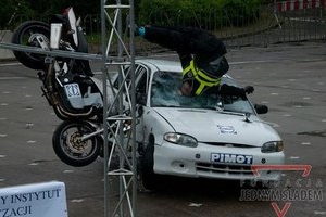 Pierwszy publiczny crash test motocykla w Polsce