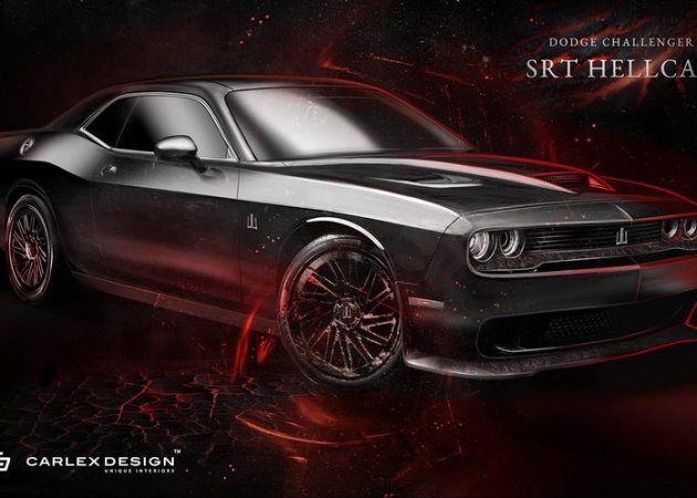 Dodge Challenger Hellcat w stylu 