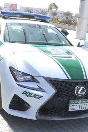 Lexus RC F jako nowy pojazd policji w Dubaju