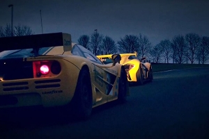 McLaren P1 GTR i F1 GTR razem na torze [wideo]