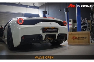 Ferrari 458 Speciale z wydechem Frequency Intelligent [wideo]