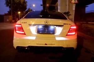 Najgłośniejszy Mercedes C63 AMG! [dźwięk silnika]