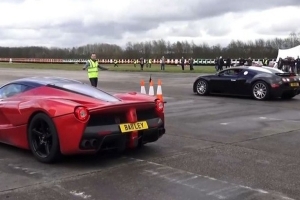 LaFerrari vs. Bugatti Veyron [wideo]