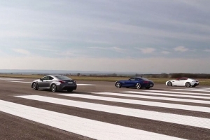 AMG GT S vs. V8 Vantage vs. Lexus RC F [wideo]