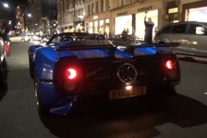 Pagani Zonda S terroryzuje Londyn! [wideo]