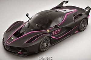 Ferrari FXX K zamówione z różowymi akcentami [zdjęcia]